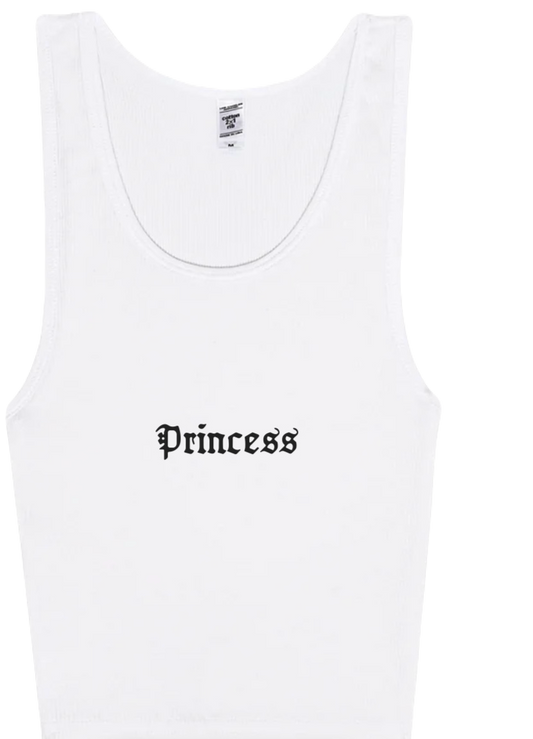 Prince$$ Cropped tank